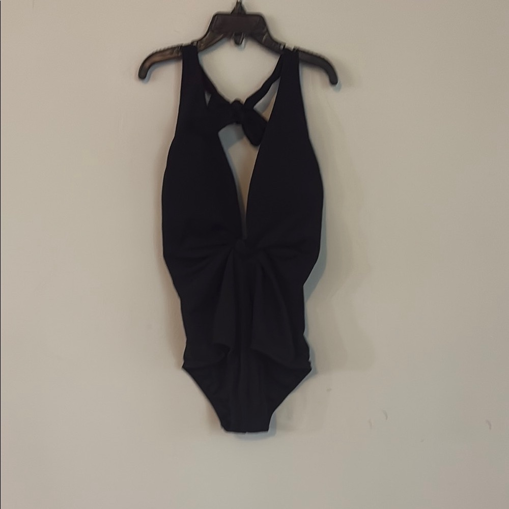 Elegant Black One Piece Swimsuit